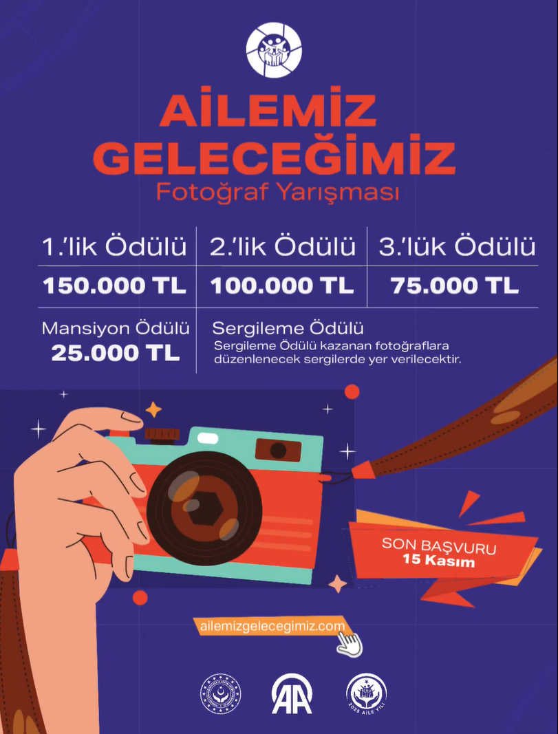 Ailemiz Geleceğimiz Fotoğraf Yarışması Başvuruları İçin Son Günler!