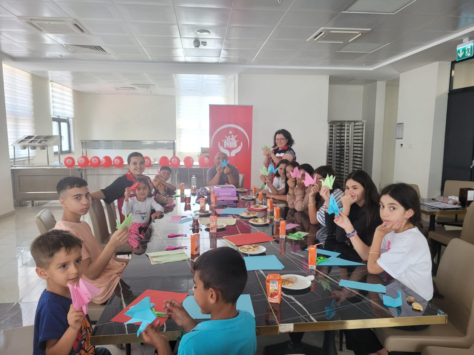 Tokat’ta 2025 Aile Yılı Kapsamında Çocuklarla Origami Atölyesi Düzenlendi