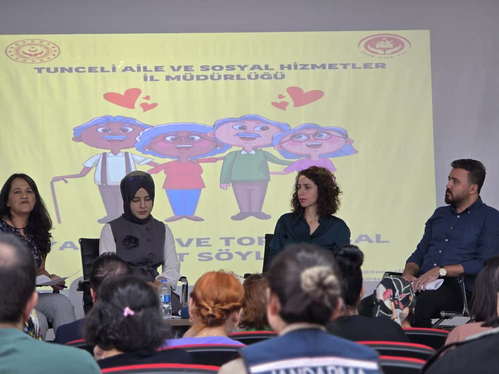 Tunceli’de Toplumsal Hayatta Yaşlı Konulu Söyleşi Düzenlendi