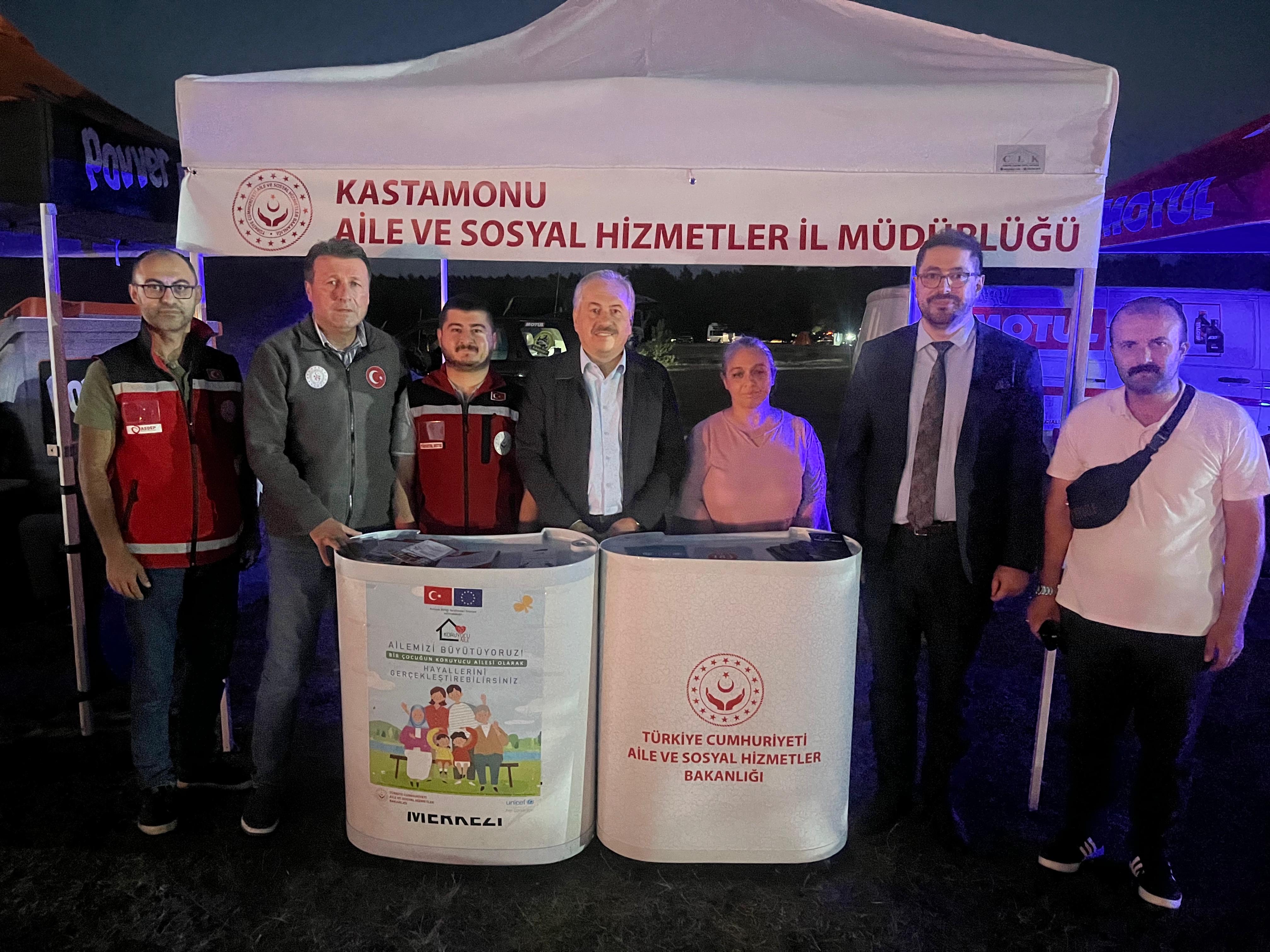 Kastamonu Offroad Kamp ve Karavan Festivali'nde Aile Yılı Tanıtımı Yapıldı