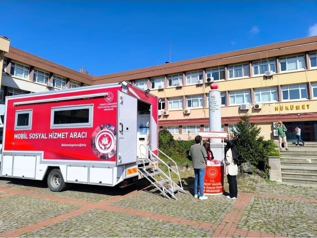  Mobil Sosyal Hizmet Aracımız Sinop’ta