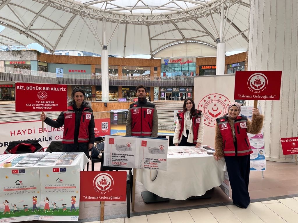 Balıkesir’de Aile Yılı Faaliyetlerini Tanıtmak Amacıyla Stand Açıldı