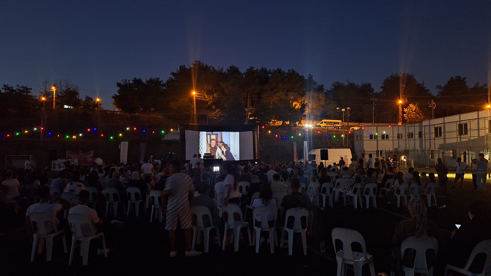 Edirne’de Açık Hava Sinema Gösterimi Düzenlendi