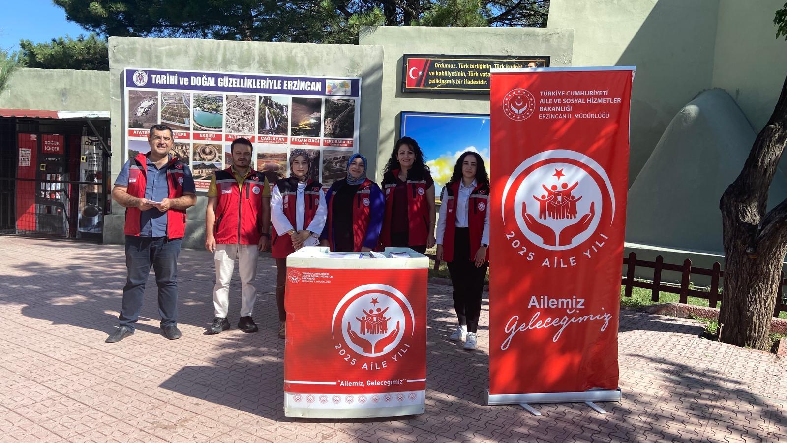 Erzincan’da 2025 Aile Yılı Tanıtım Faaliyetleri Devam Ediyor
