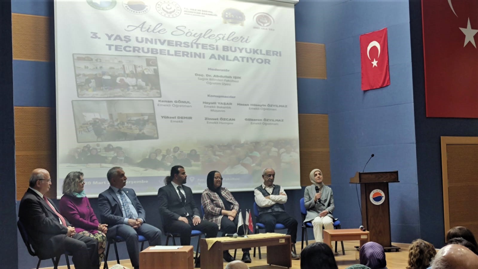 Sinop’ta Aile Yılı Kapsamında “Üçüncü Yaş Üniversitesi Büyükleri Tecrübelerini Anlatıyor” Konulu Söyleşi Gerçekleştirildi