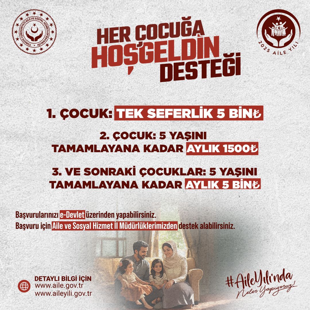 2025 Aile Yılı’nda Her Doğan Çocuk Bir Umut